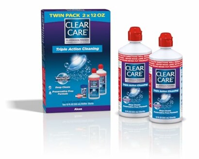 Clear Care Solution Twin Pack