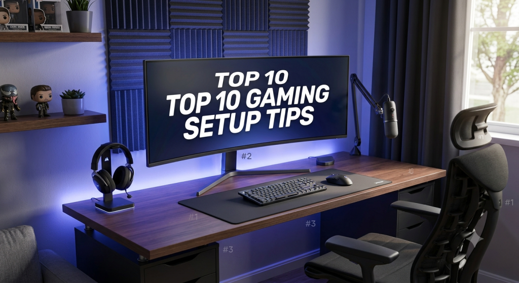 top 10 gaming setup tips